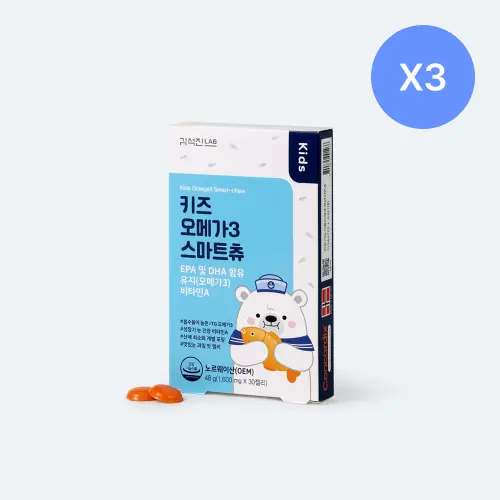 키즈 오메가3 스마트츄 (30일분) 3BOX