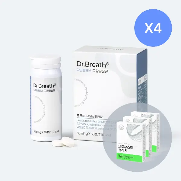닥터브레스 구강유산균 4BOX