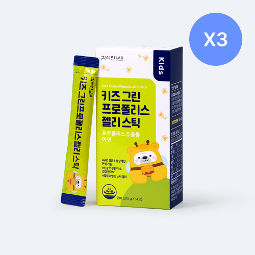 키즈 그린 프로폴리스 젤리 스틱 3BOX