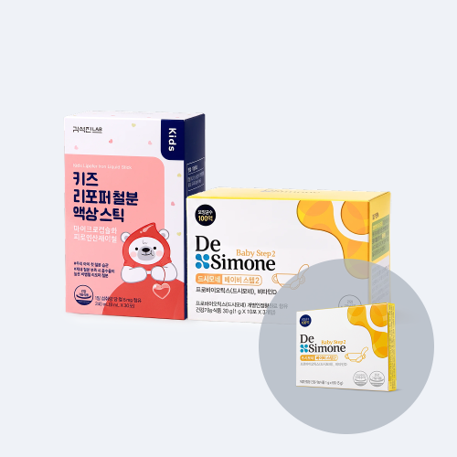 [1개월분] 드시모네 베이비 스텝2 + 키즈 철분 액상
